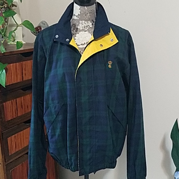 Chaps Other - Mens Chaps Ralph Lauren Black Watch Plaid Jacket M